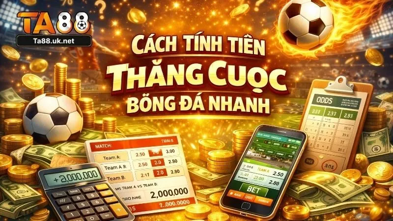 Áp dụng cách tính tiền thắng cược bóng đá nhanh